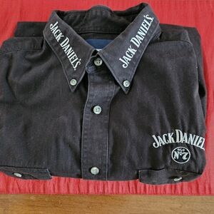 Jack Daniels Charcoal Button Down Shirt